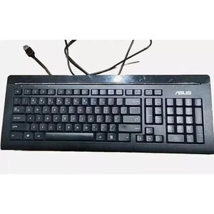ASUS Black Wired Keyboard KB34211 - Sleek & Reliable Office & Gaming Keyboard